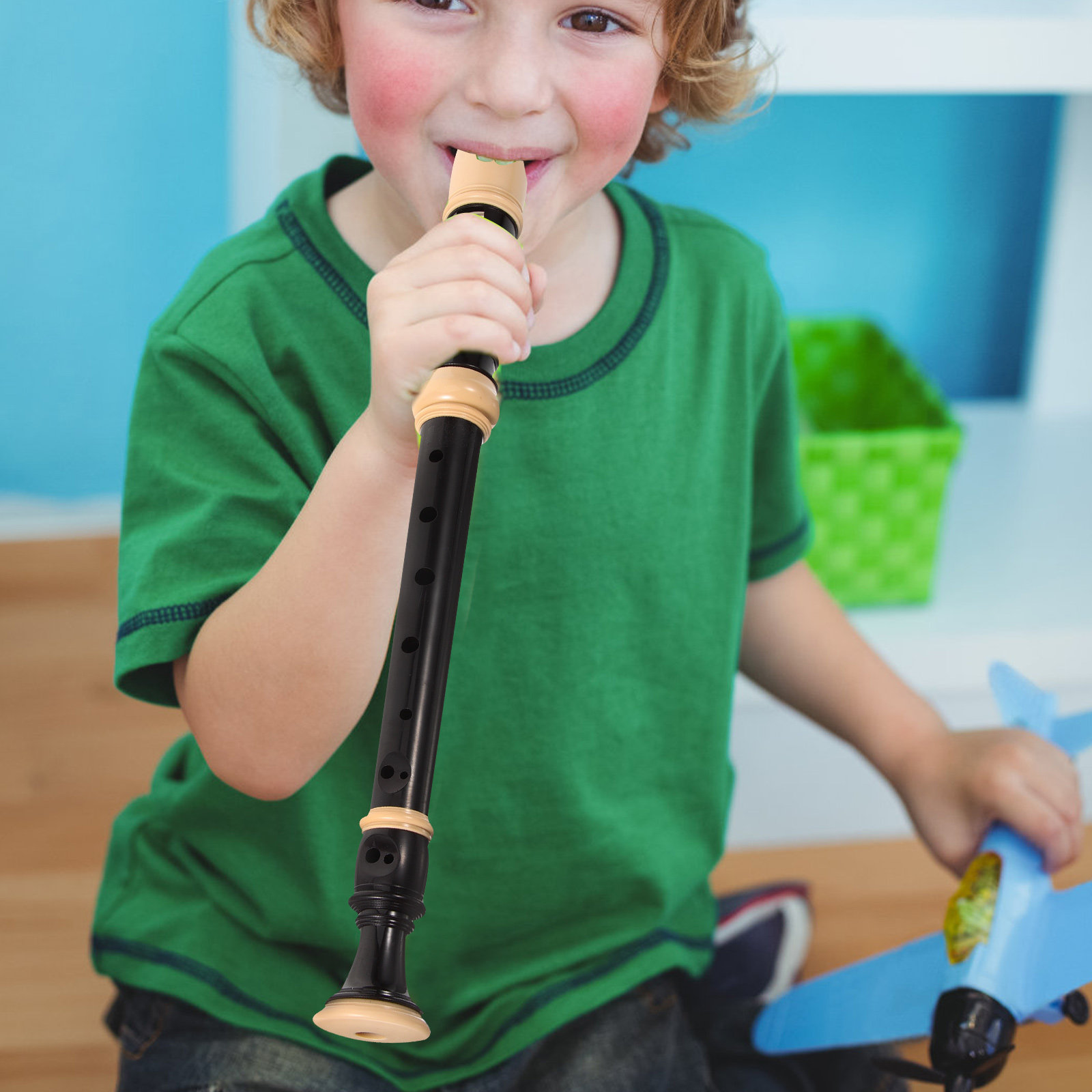 Musical Instrument Recorder - 1 Zestaw 8-otworowej fletówką z żywicy,