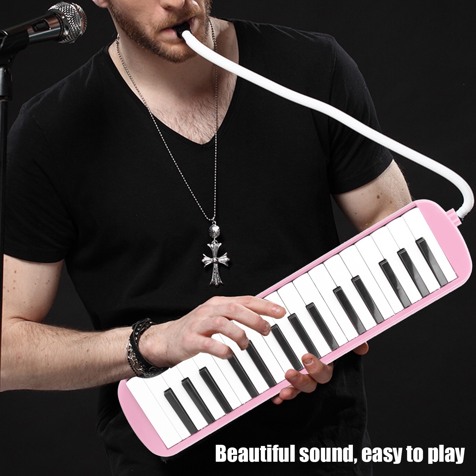 Musical Instrument Melodica - Melodica 32-klawiszowa, instrument muzyczny dęty, odpowiednia