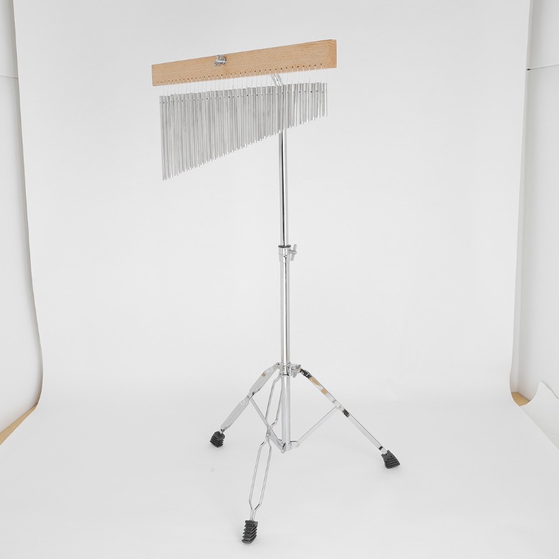 Musical Instrument Chimes - Dzwonki wietrzne 36-tonowe, srebrne, metalowe, diapazon,