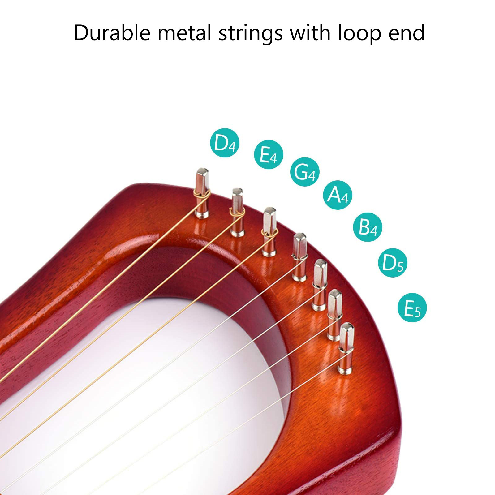 Zestaw 7 strun do harfy, stalo – Musical Instrument Long recenzja i cena