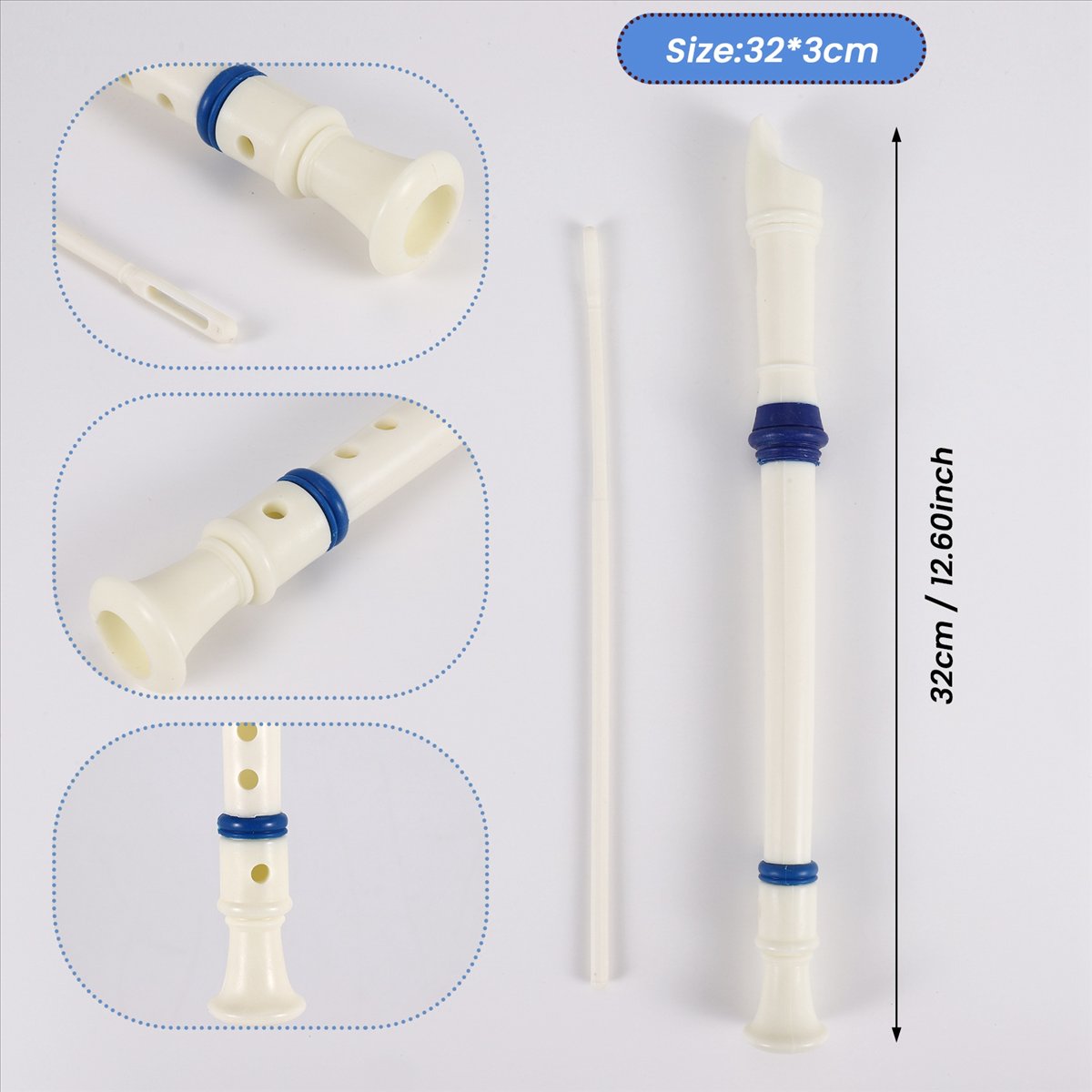 Flet prosty sopranowy ABST, 6  – Musical Instrument Recorder recenzja i cena