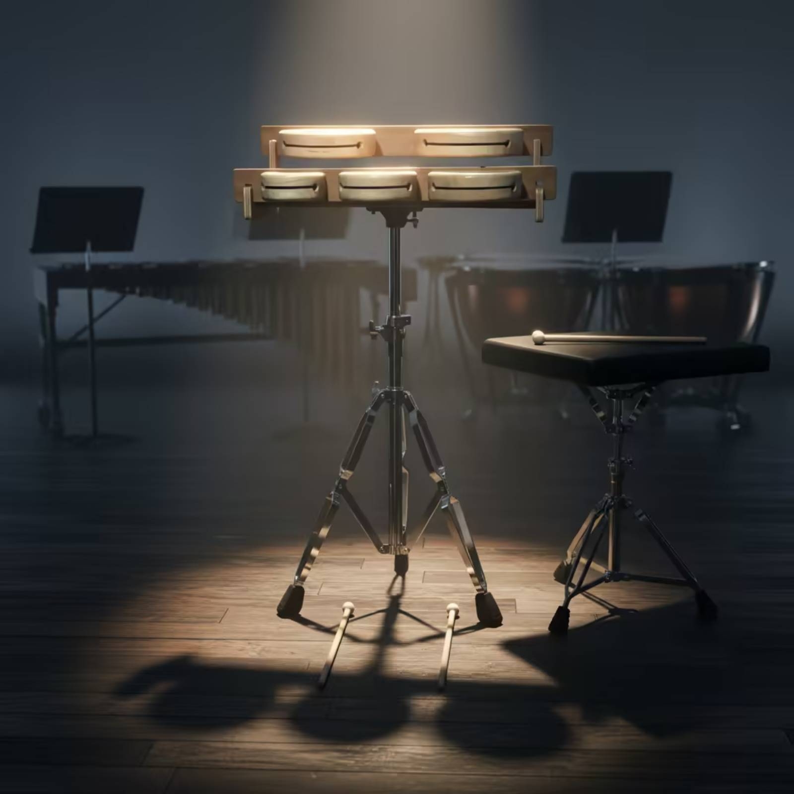 Drewniane bloki z podstawką, g – Musical Instrument Long recenzja i cena